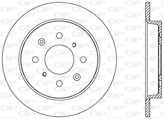 OPEN PARTS Тормозной диск BDA2553.10